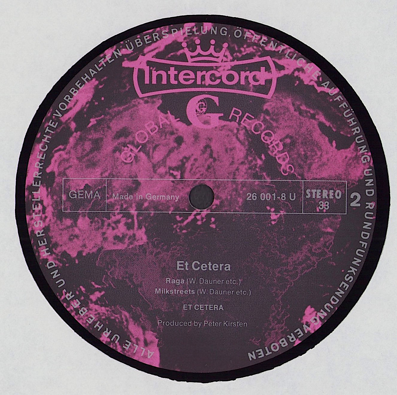 Et Cetera - Et Cetera Vinyl LP Germany 1972