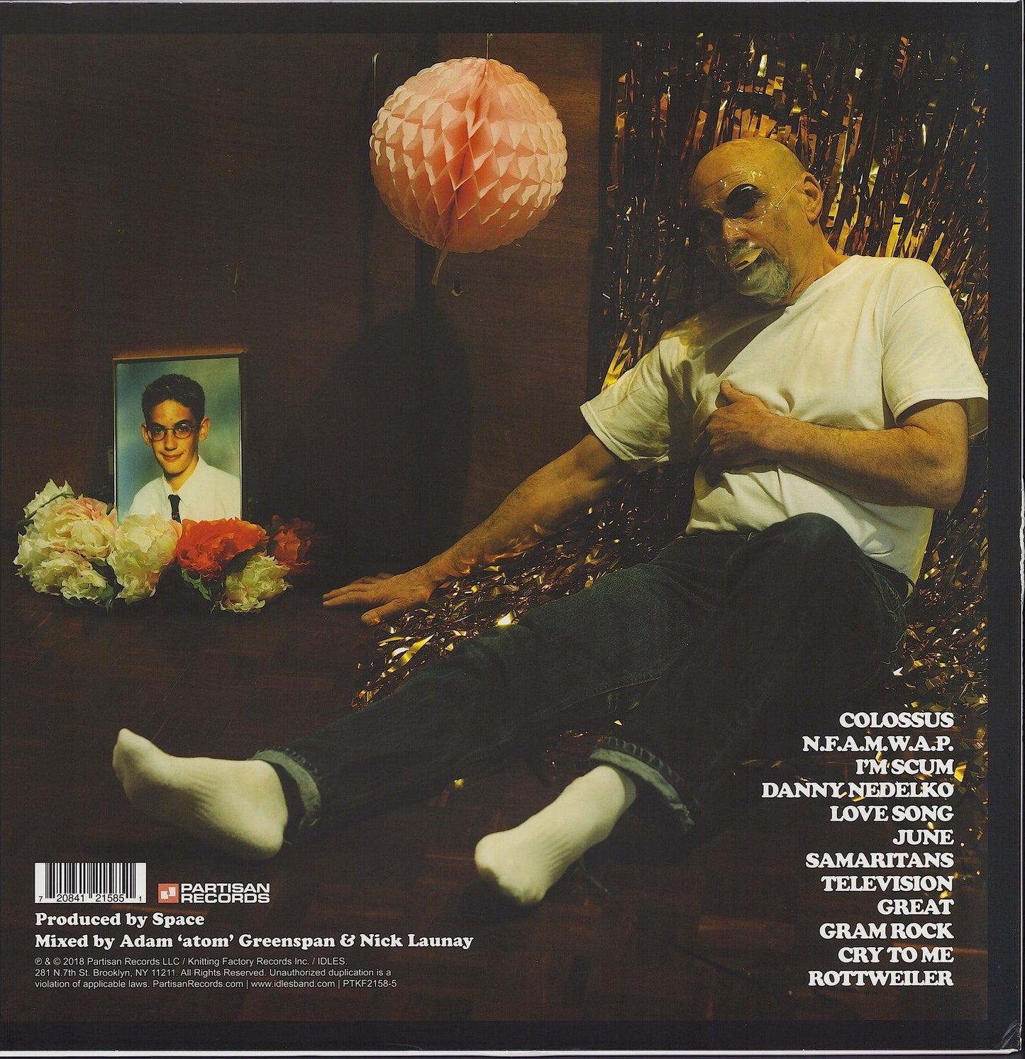 Idles - Joy As An Act Of Resistance Orange Vinyl LP Limited Edition