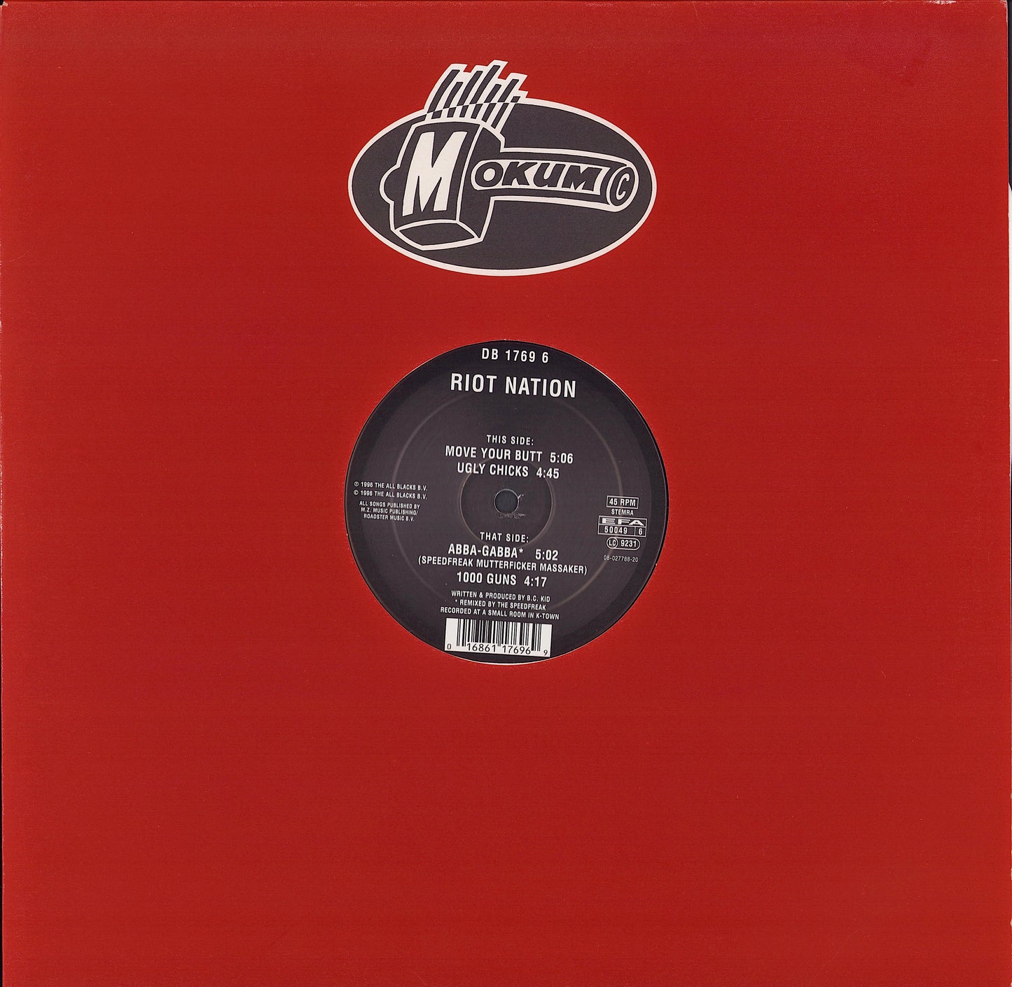 Riot Nation - Move Your Butt Vinyl 12"