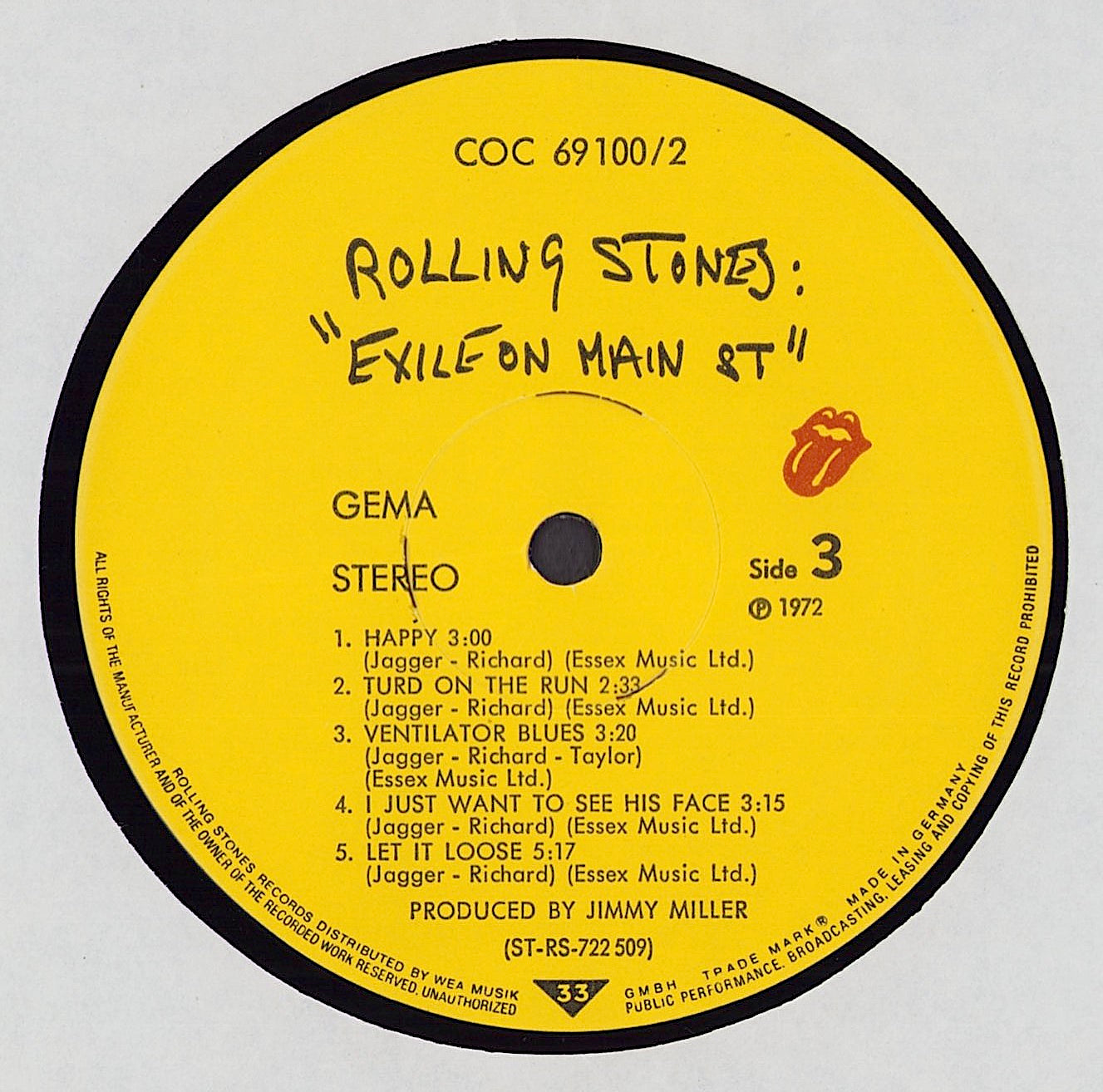 Rolling Stones - Exile On Main St (Vinyl 2LP)
