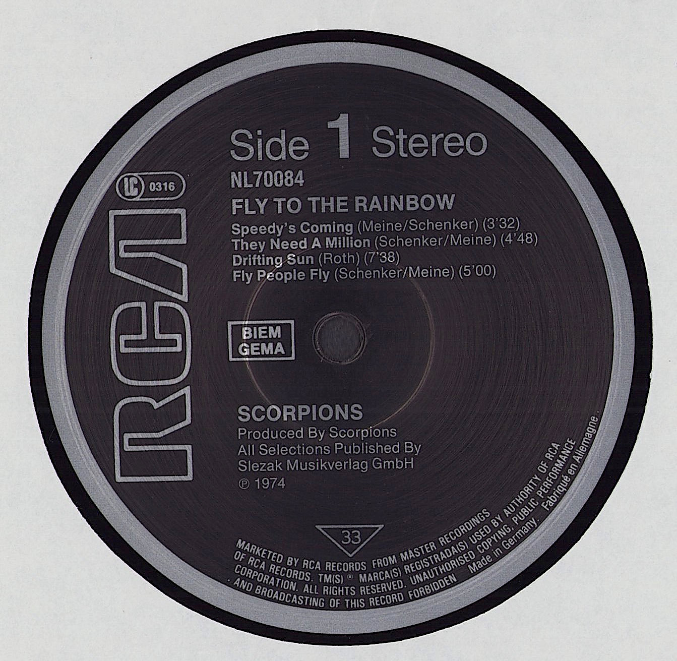 Scorpions - Fly To The Rainbow Vinyl LP EU