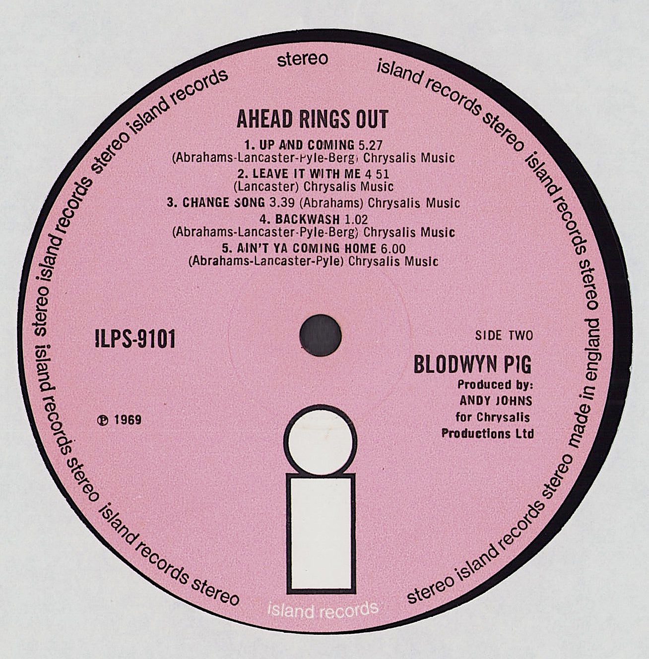 Blodwyn Pig - Ahead Rings Out Vinyl LP UK