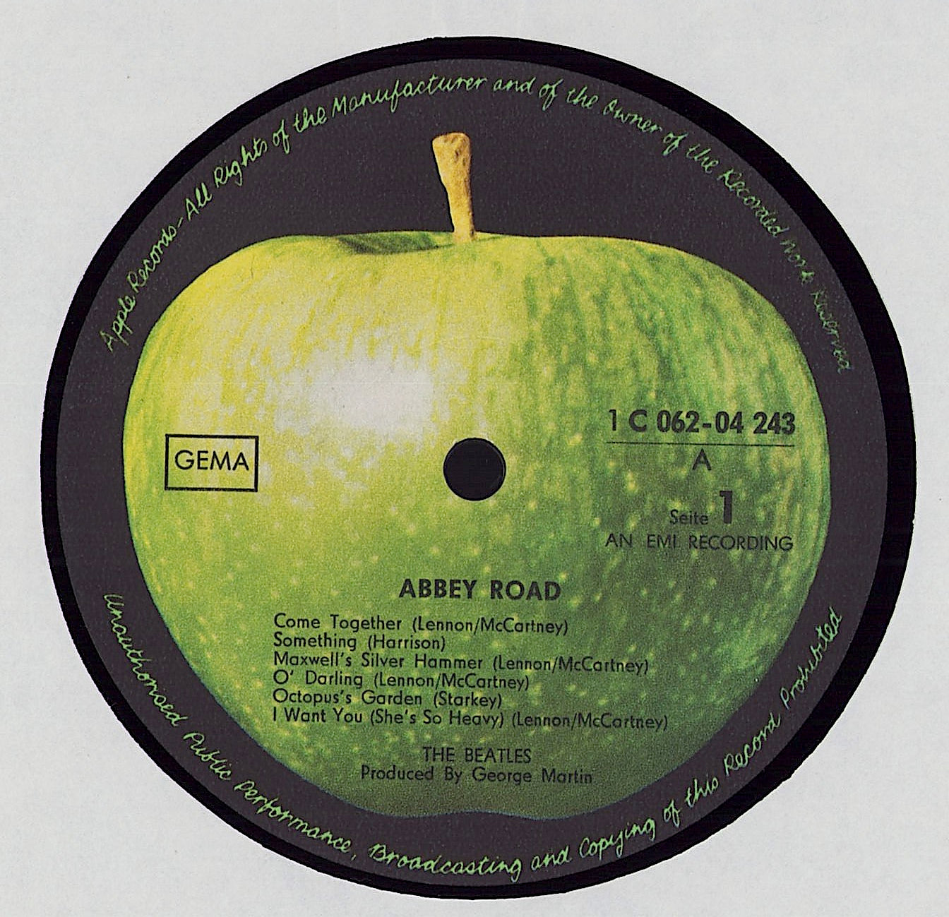 The Beatles - Abbey Road Vinyl LP DE