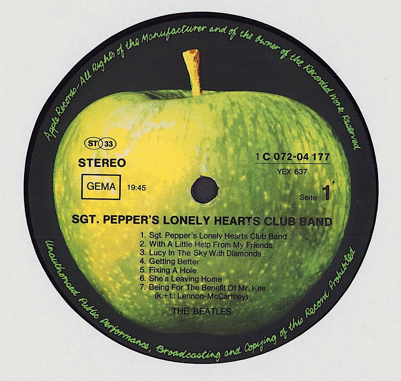 The Beatles - Sgt. Pepper's Lonely Hearts Club Band