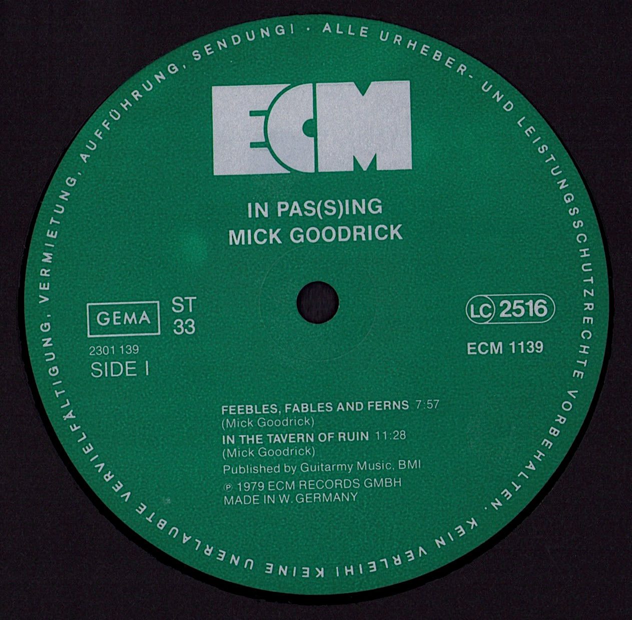 Gary Peacock, Keith Jarrett, Jack DeJohnette – Tales Of Another Vinyl LP Kopie