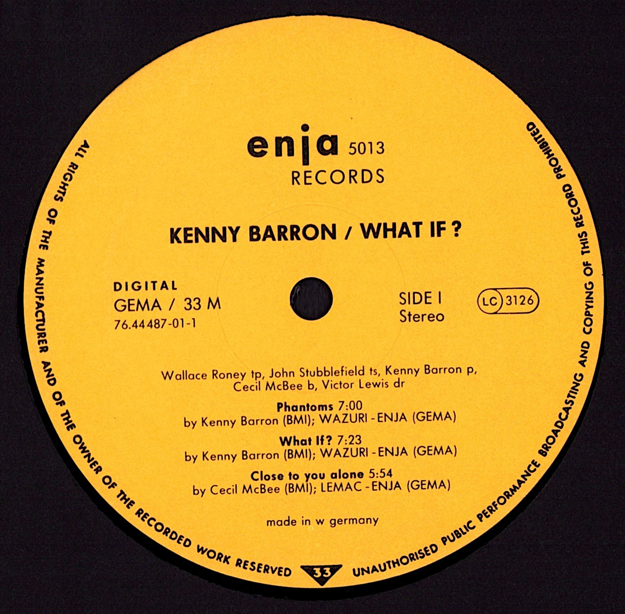 Kenny Barron – What If? Vinyl LP