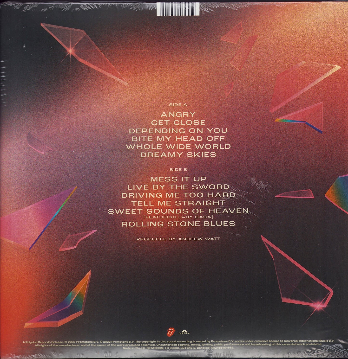 The Rolling Stones - Hackney Diamonds Vinyl LP