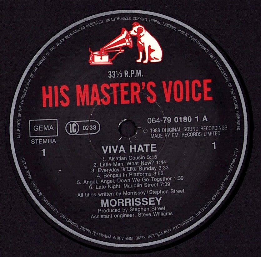 Morrissey – Viva Hate Vinyl LP