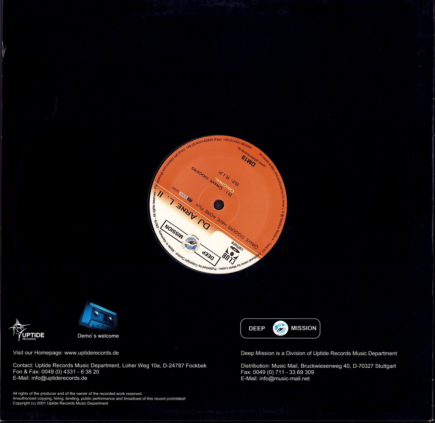 DJ Arne L. II - Grave Diggers Have More Fun Vinyl 12"