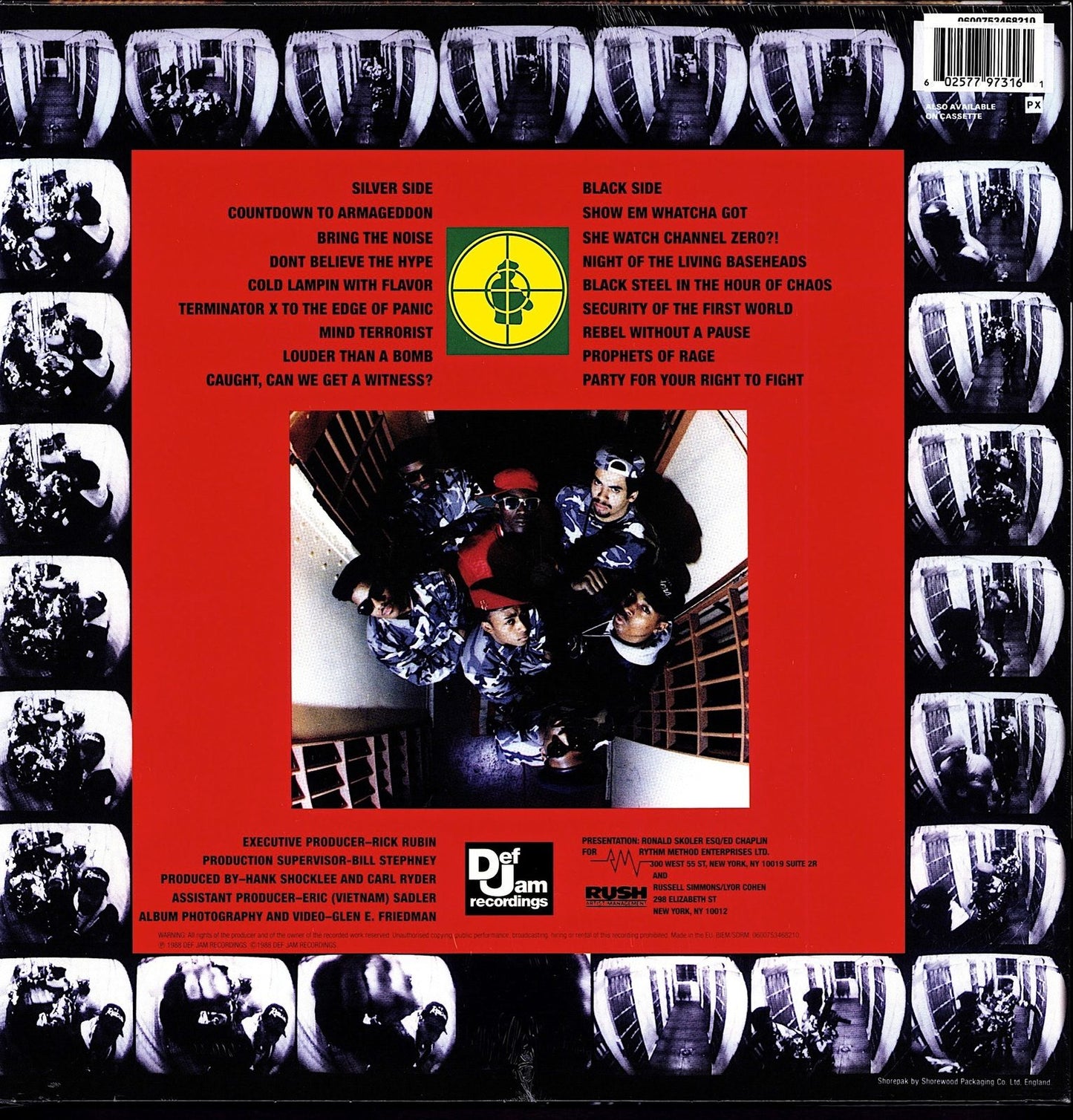 Public Enemy – It Takes A Nation Of Millions To Hold Us Back Yellow Vinyl LP Limited Edition