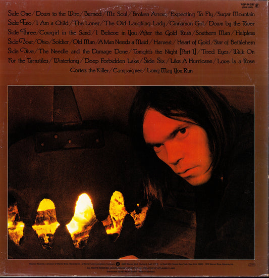 Neil Young – Decade 3LP, GEMA, Germany – RARE Translucent Vinyl Smoky Amber / Brown Glow Under Light