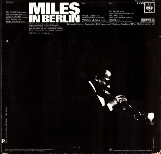 Miles Davis - Filles De Kilimanjaro Vinyl LP | EU Reissue | 1982 Kopie Kopie Kopie