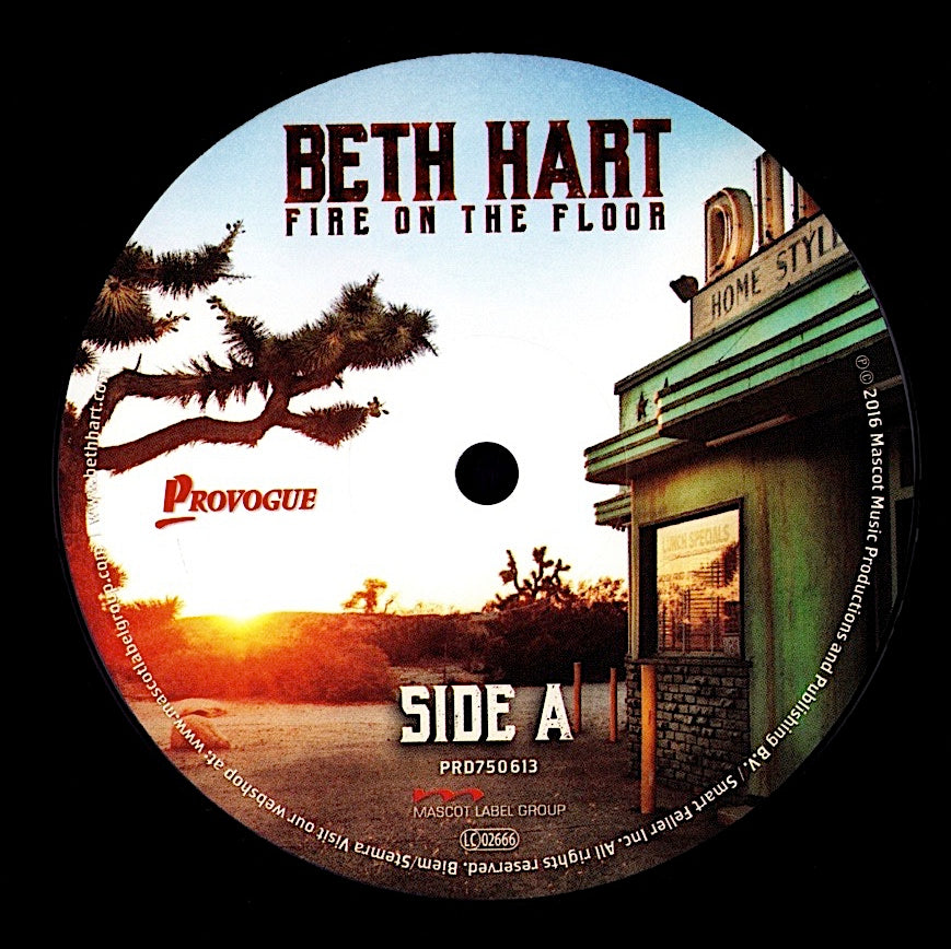 Beth Harth - Fire On The Floor Clear Vinyl LP Limited Edition
