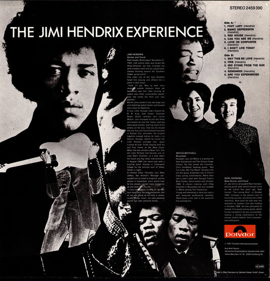 Jimi Hendrix – The Cry Of Love Vinyl LP | DE Reissue | 1978 Kopie Kopie