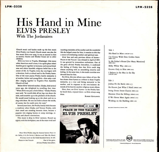 Elvis Presley - His Hand In Mine (Vinyl LP | DE Reissue)
