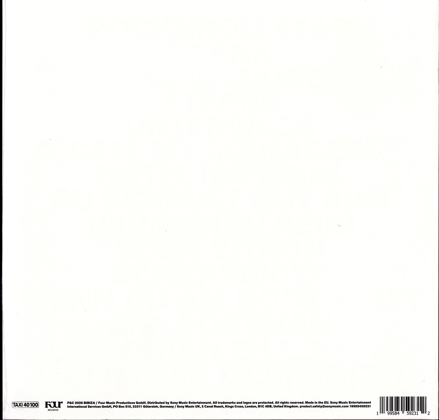 Bibiza - Rocknrollstar (Vinyl LP | DE Original | 2026)