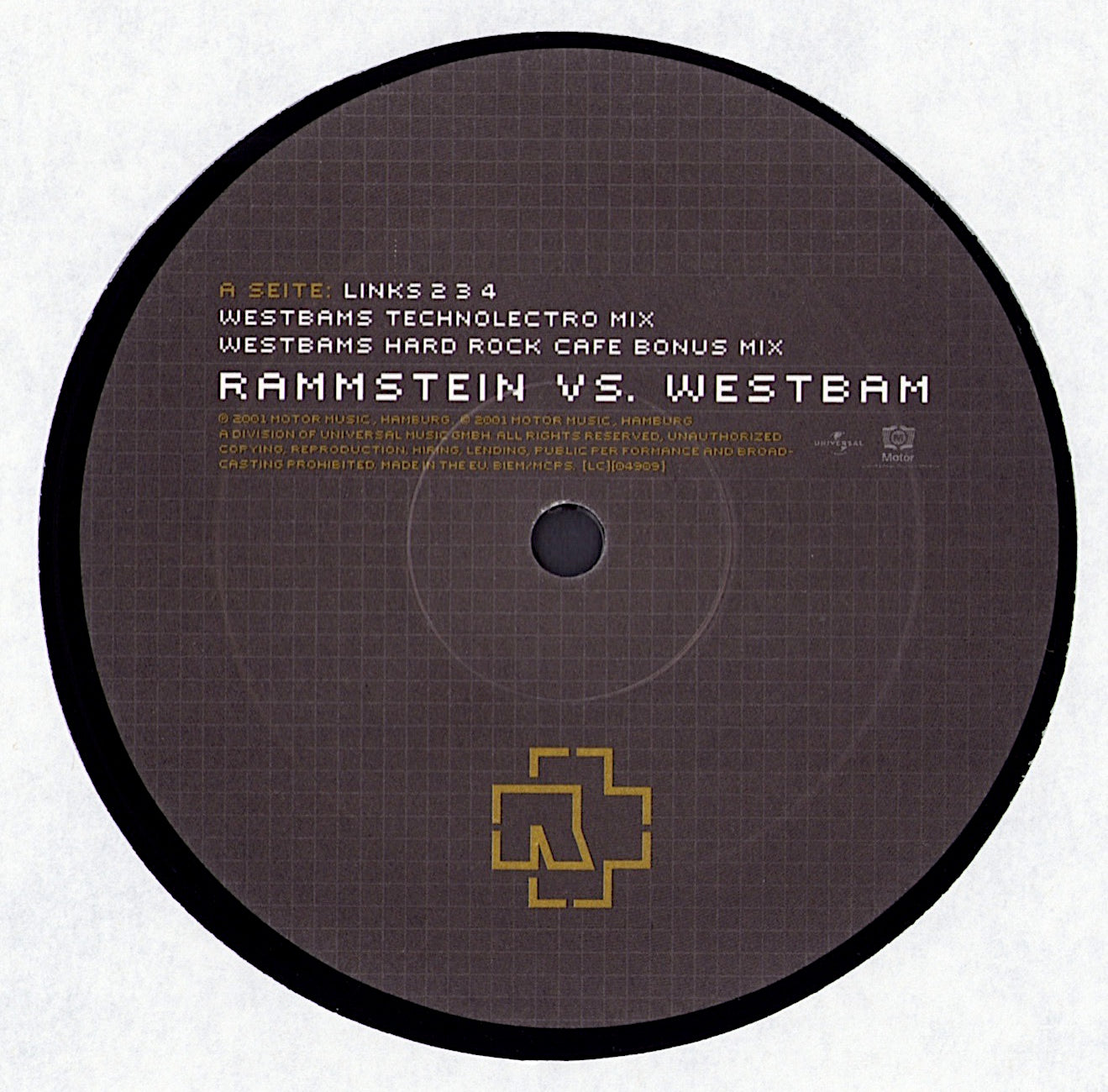 Rammsteinn Vs. WestBam – Links 2 3 4 Vinyl 12"