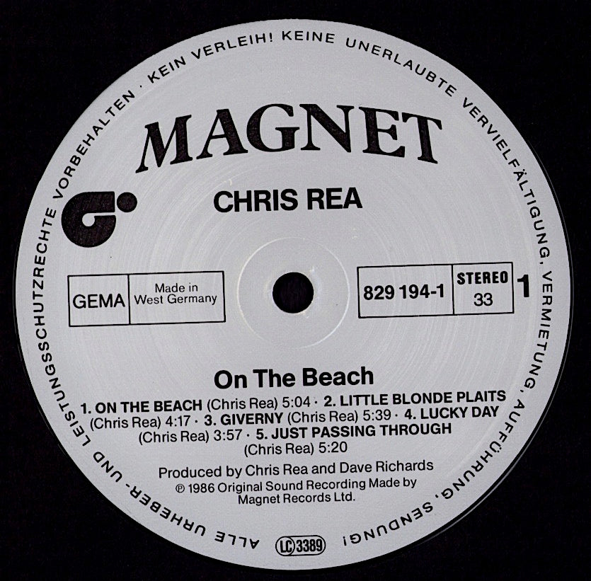 Chris Rea - On The Beach Vinyl LP