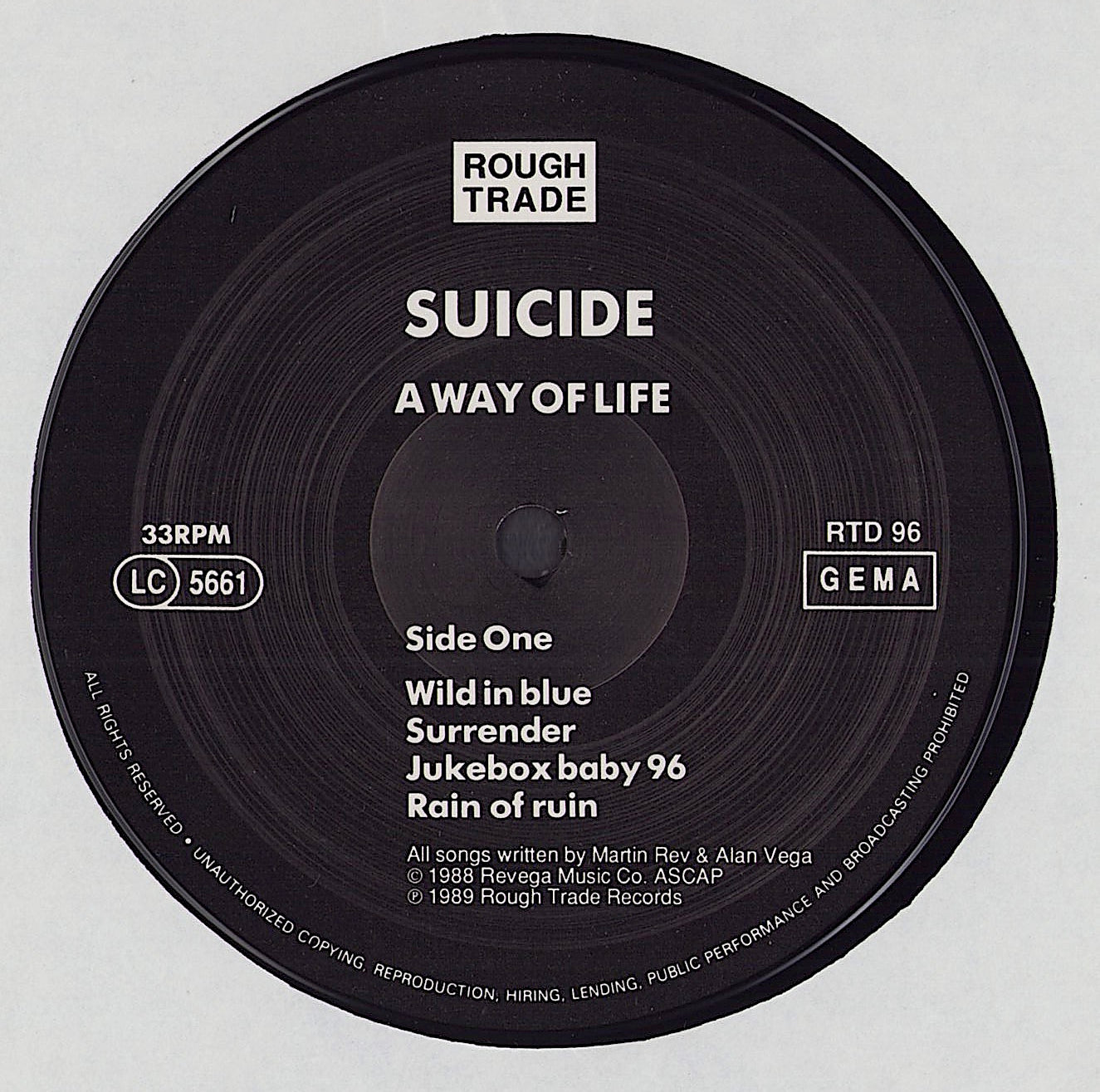 Suicide - A Way Of Life (Vinyl LP)