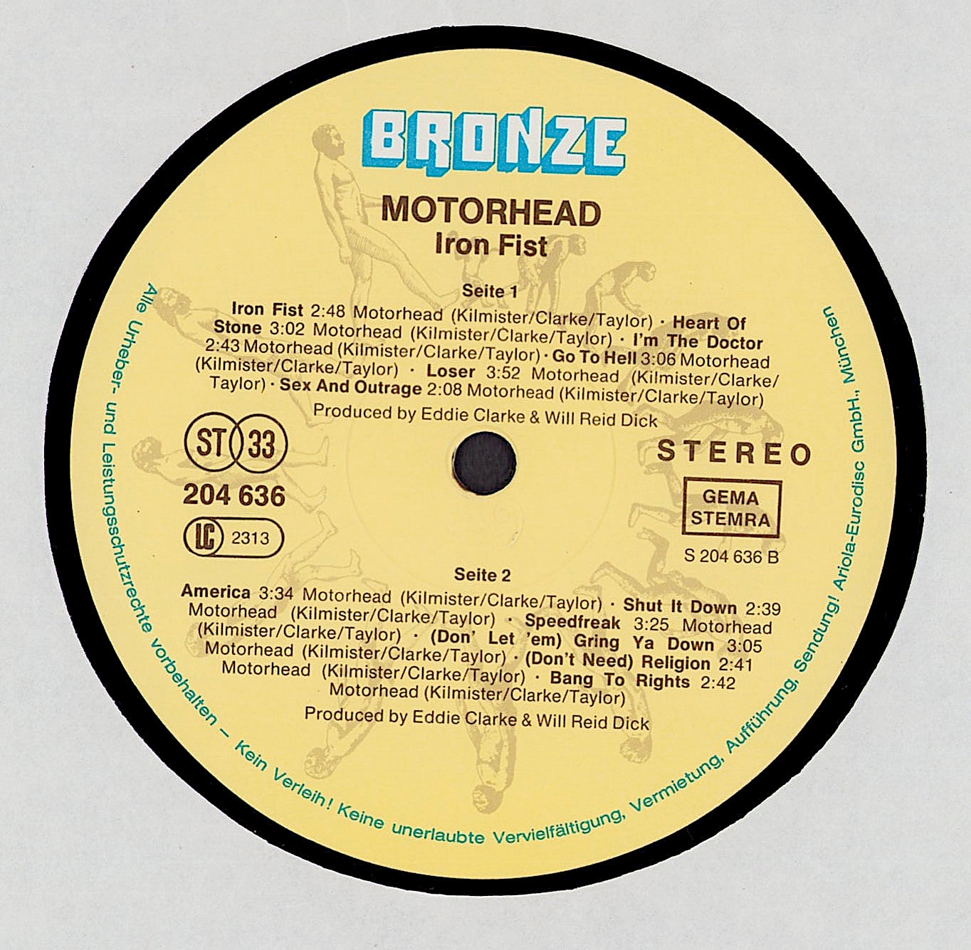 Motörhead - Iron Fist Vinyl LP