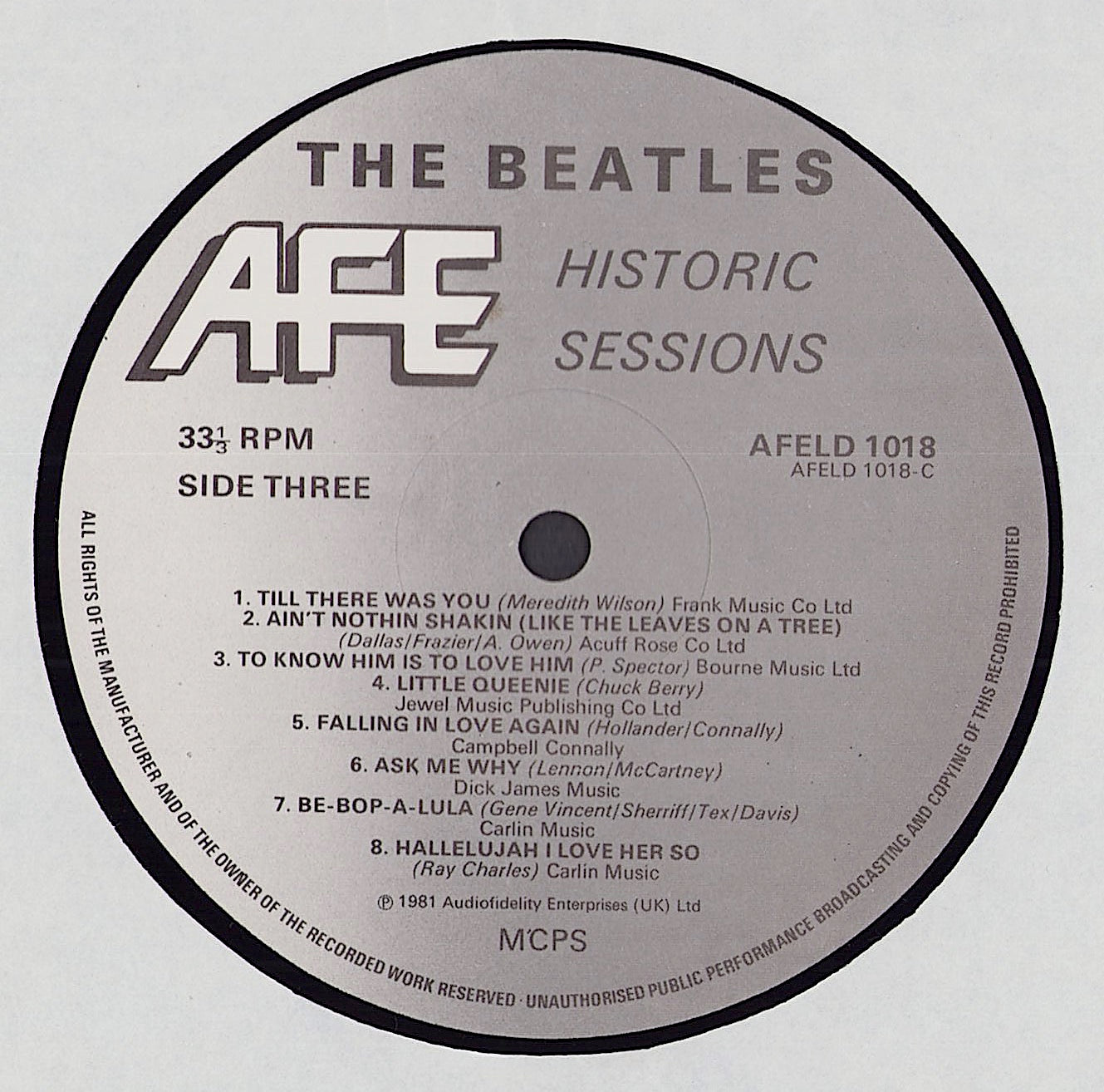 The Beatles - Historic Sessions Vinyl 2LP UK
