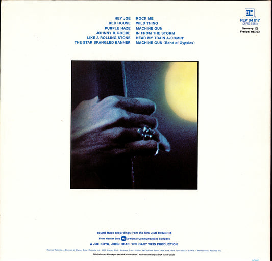 Jimi Hendrix – Sound Track Recordings From The Film "Jimi Hendrix" Vinyl 2LP | DE Reissue | 1980 Kopie