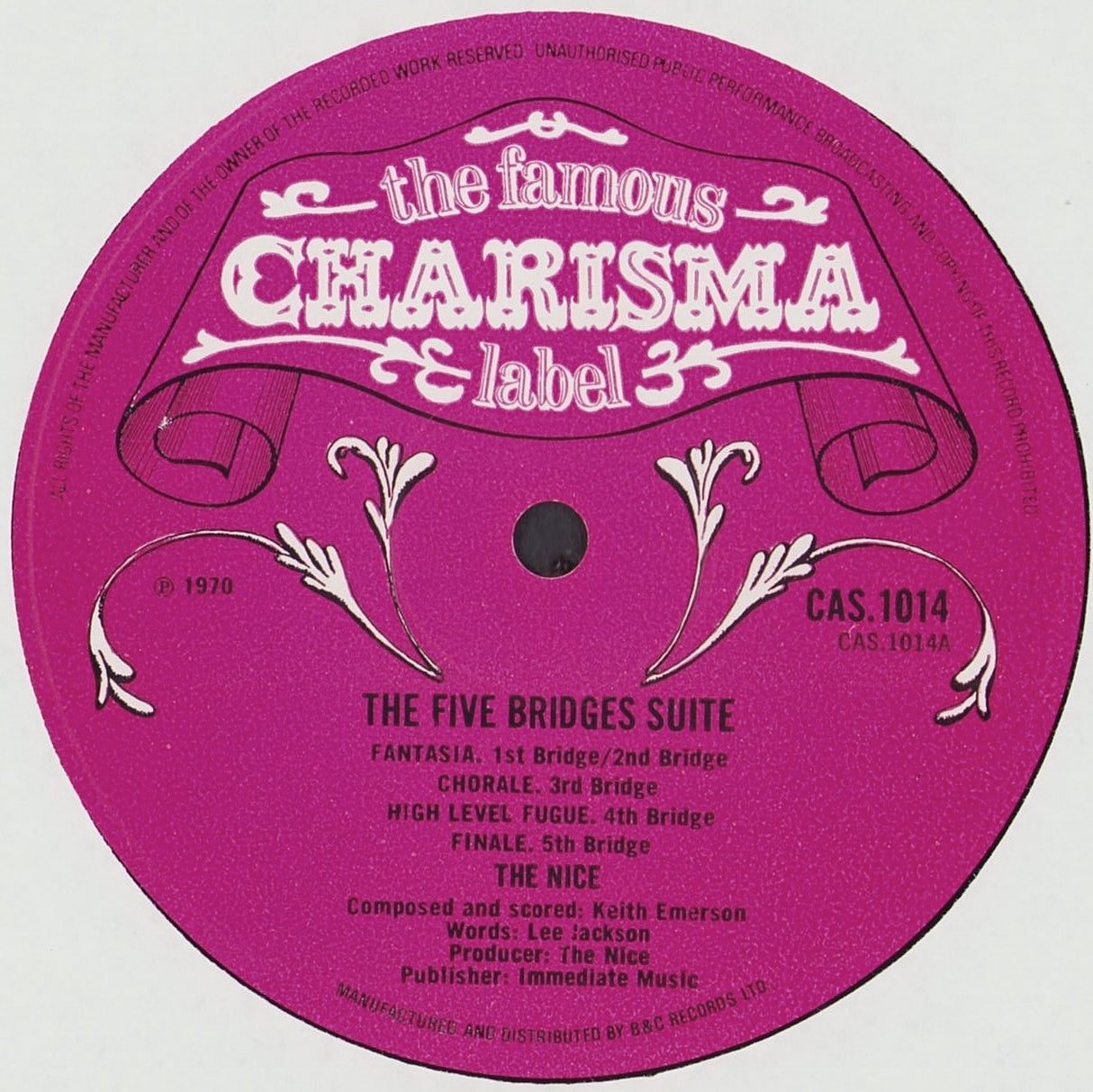 The Nice - Five Bridges Vinyl LP FR