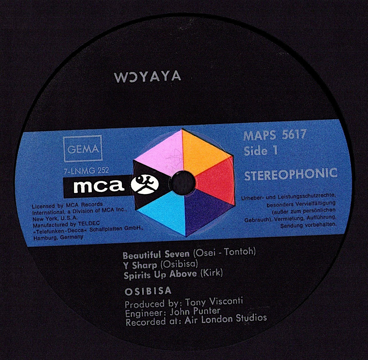 Osibisa – Mystic Energy Vinyl LP Kopie