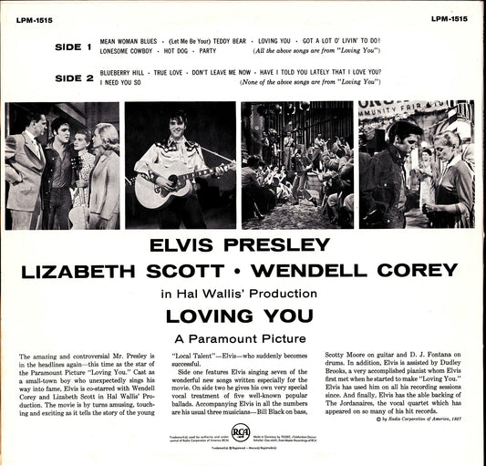 Elvis Presley - Loving You (Vinyl LP | DE Reissue)