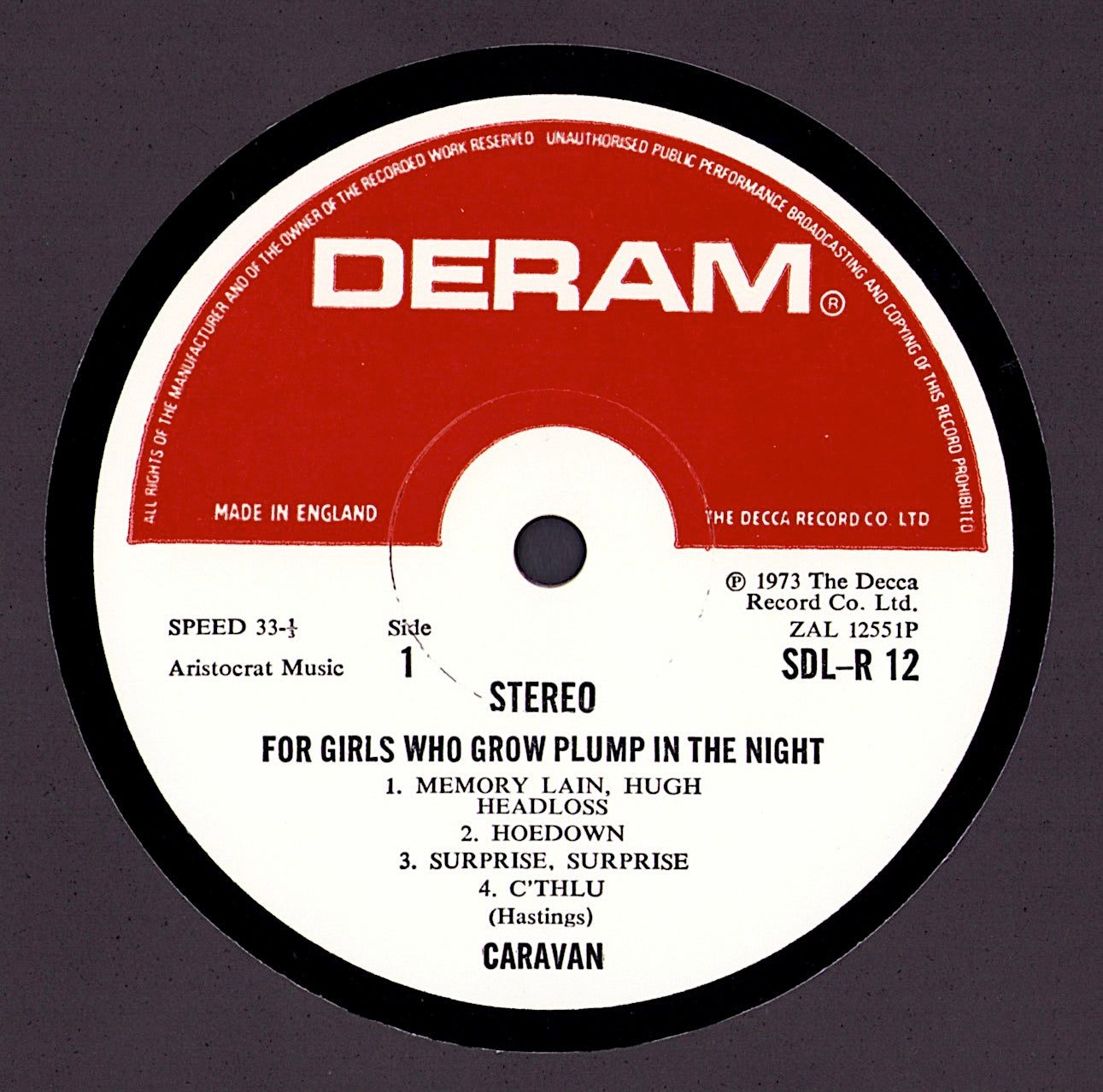 Caravan – For Girls Who Grow Plump In The Night Vinyl LP