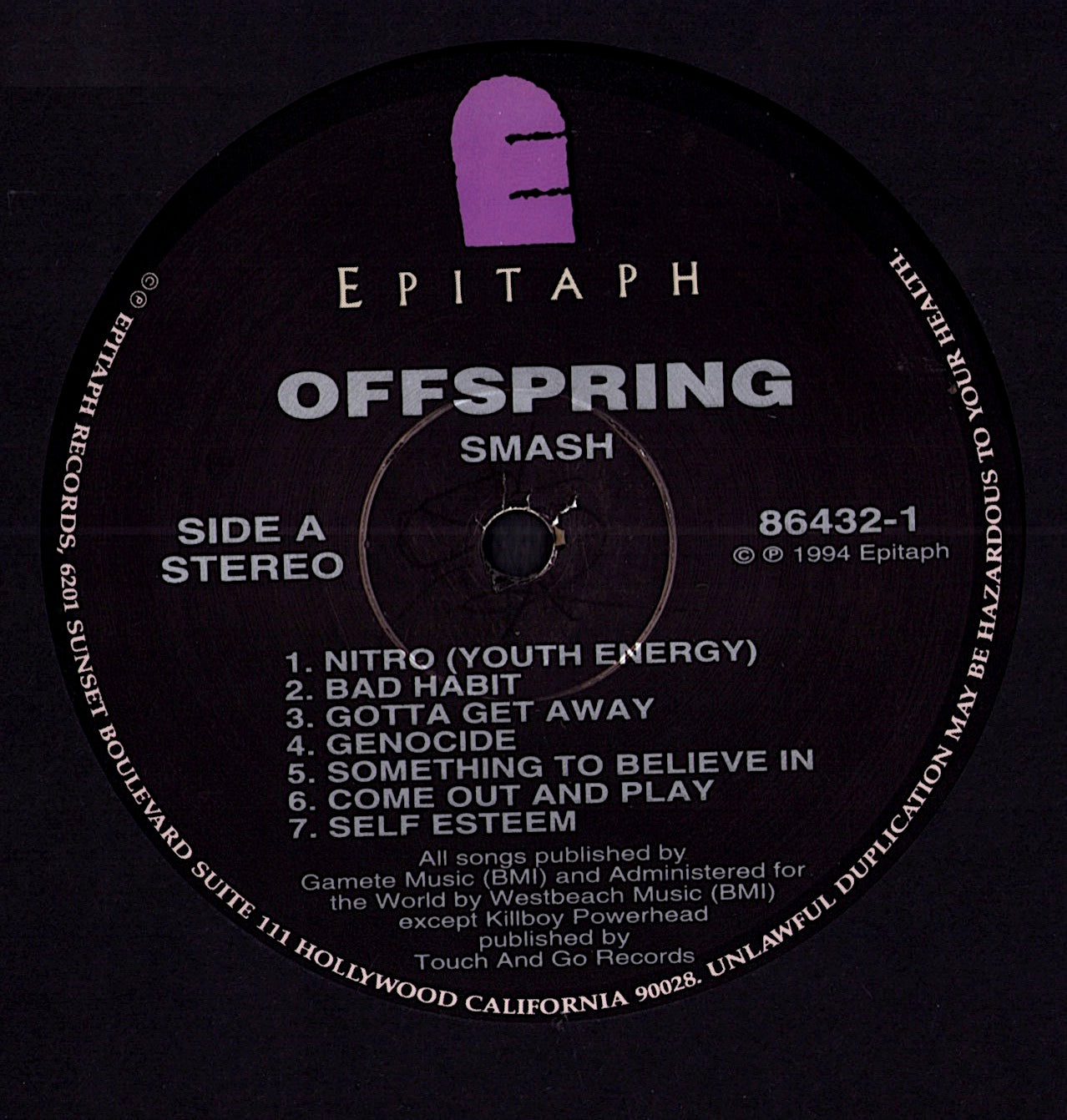 The Offspring - Smash (Vinyl LP | US Original | 1994)
