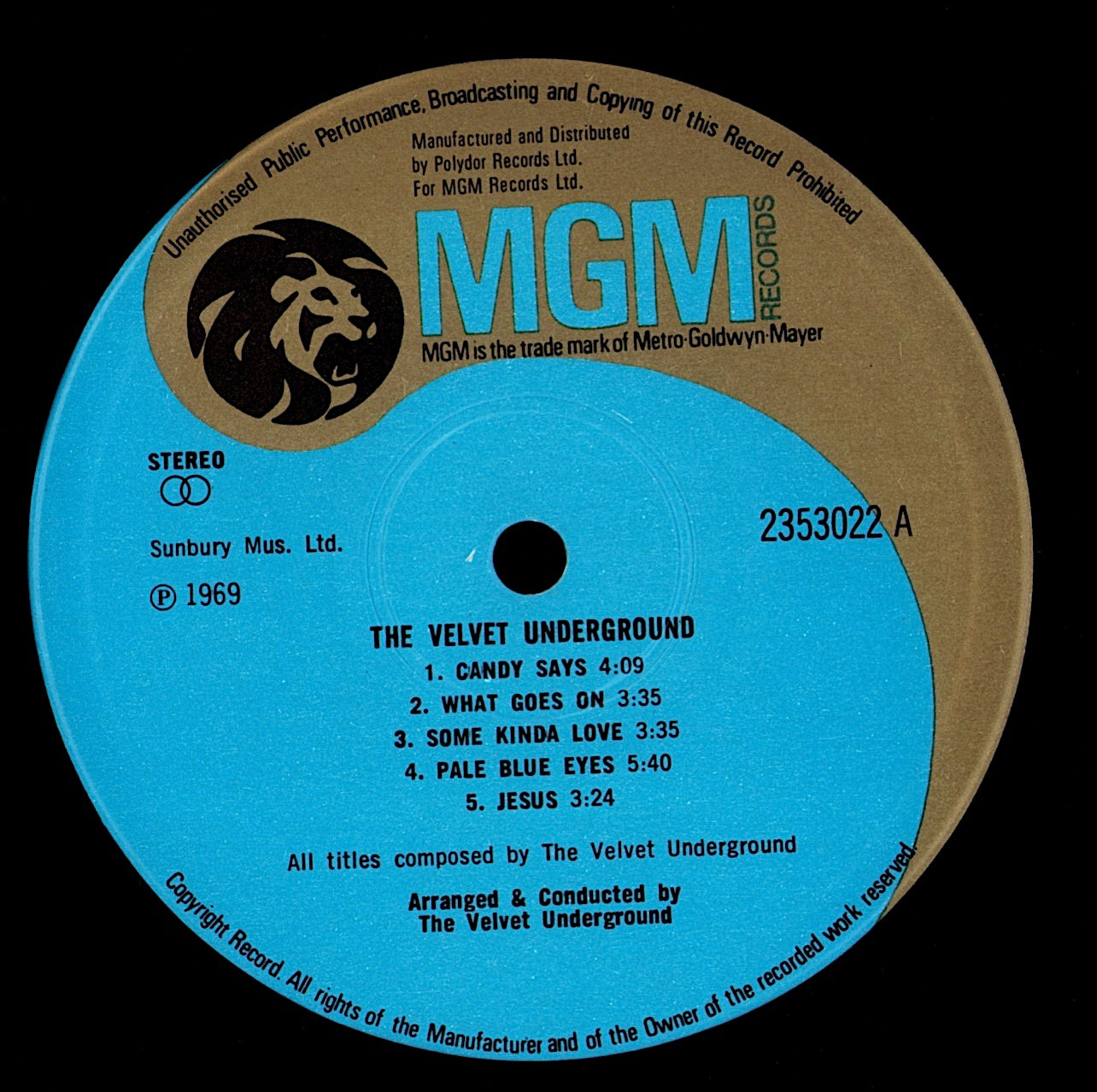 The Velvet Underground & Nico – The Velvet Underground & Nico Vinyl LP, DE Reissue Kopie