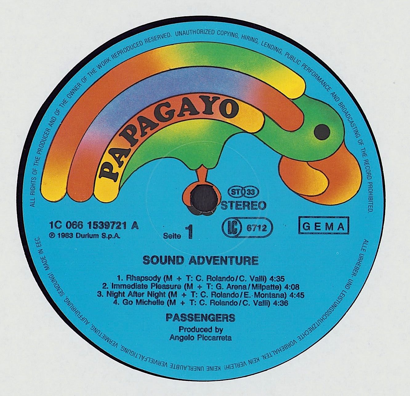 Passengers - Sound Adventure (Vinyl LP) DE