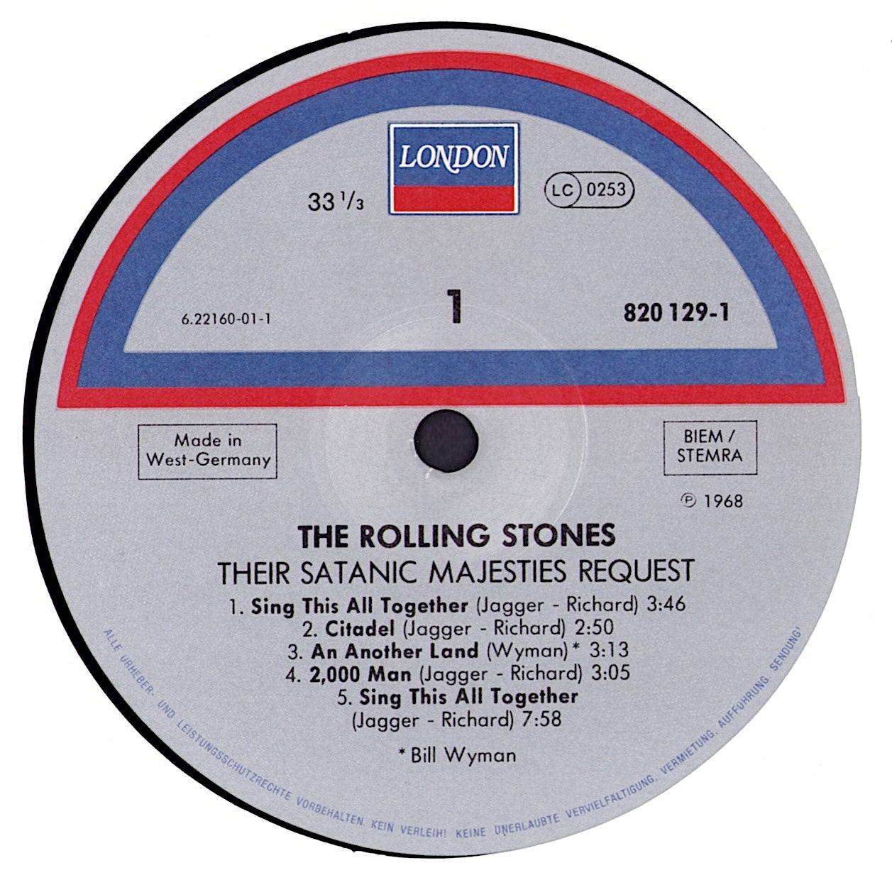 The Rolling Stones - Their Satanic Majesties Request Vinyl LP EU