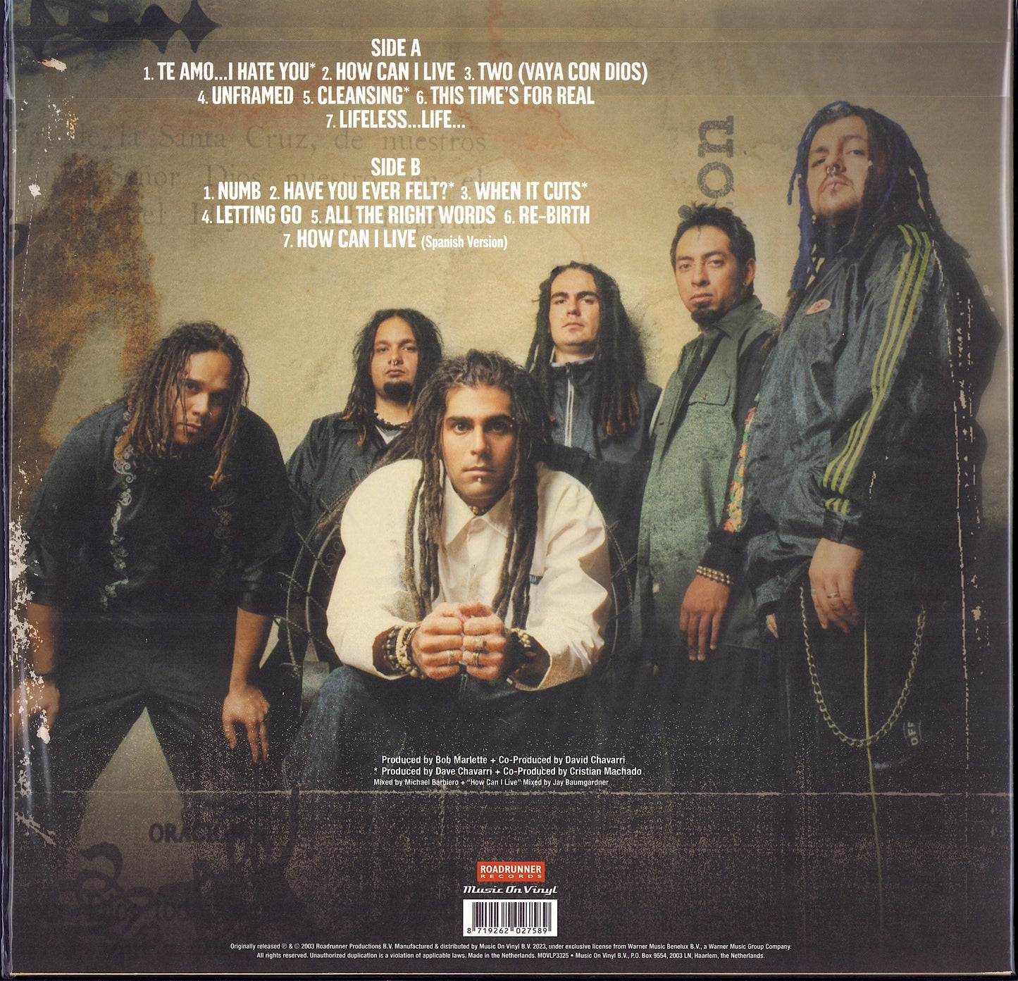 Ill Niño – Confession Gold Vinyl LP Limited Edition