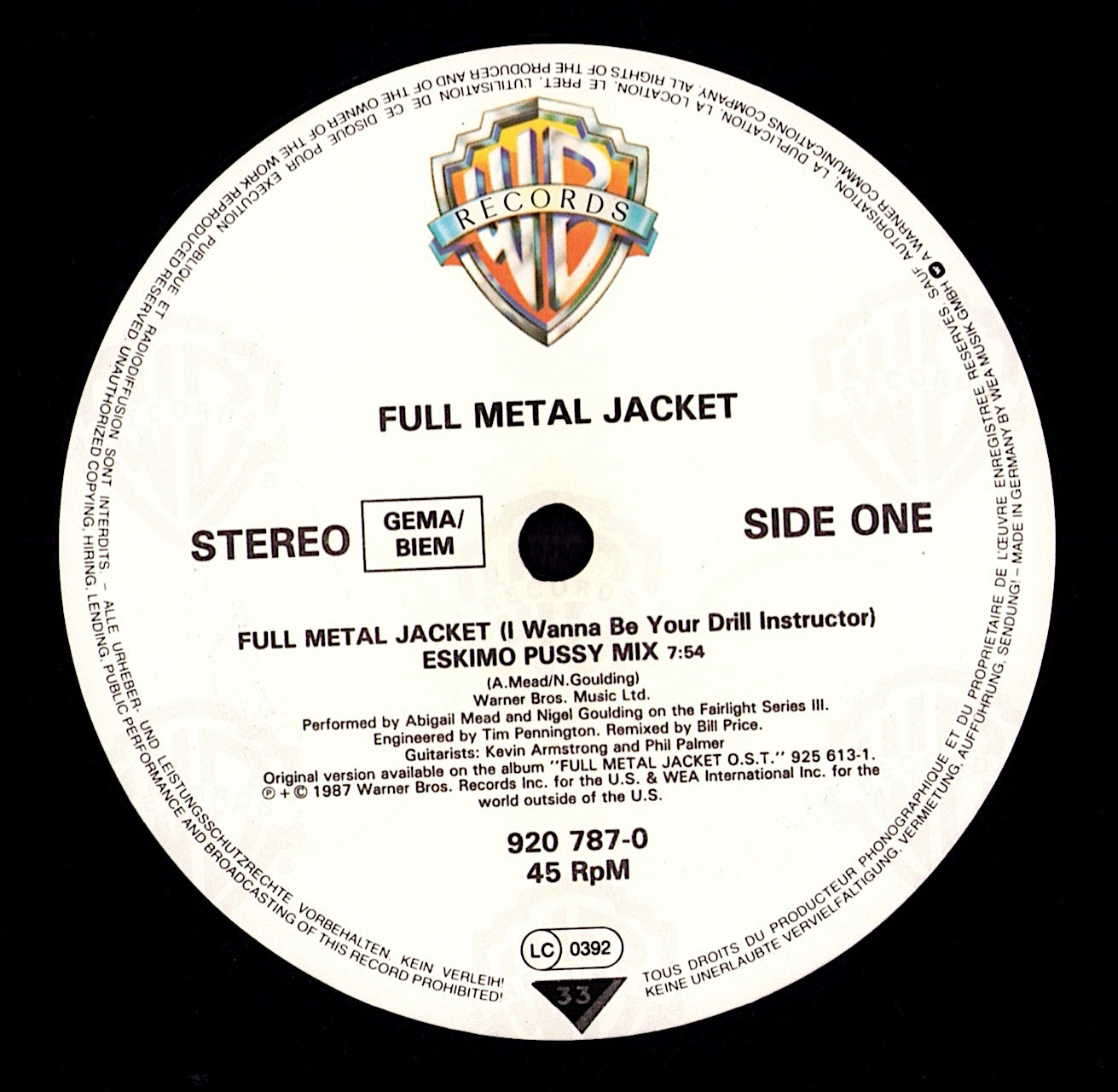 Paul Hardcastle - 19 The Final Story Vinyl 12" | EU Original | 1985 Kopie