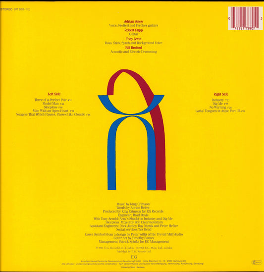 King Crimson - Three Of A Perfect Pair (Vinyl LP | DE Original | 1984)