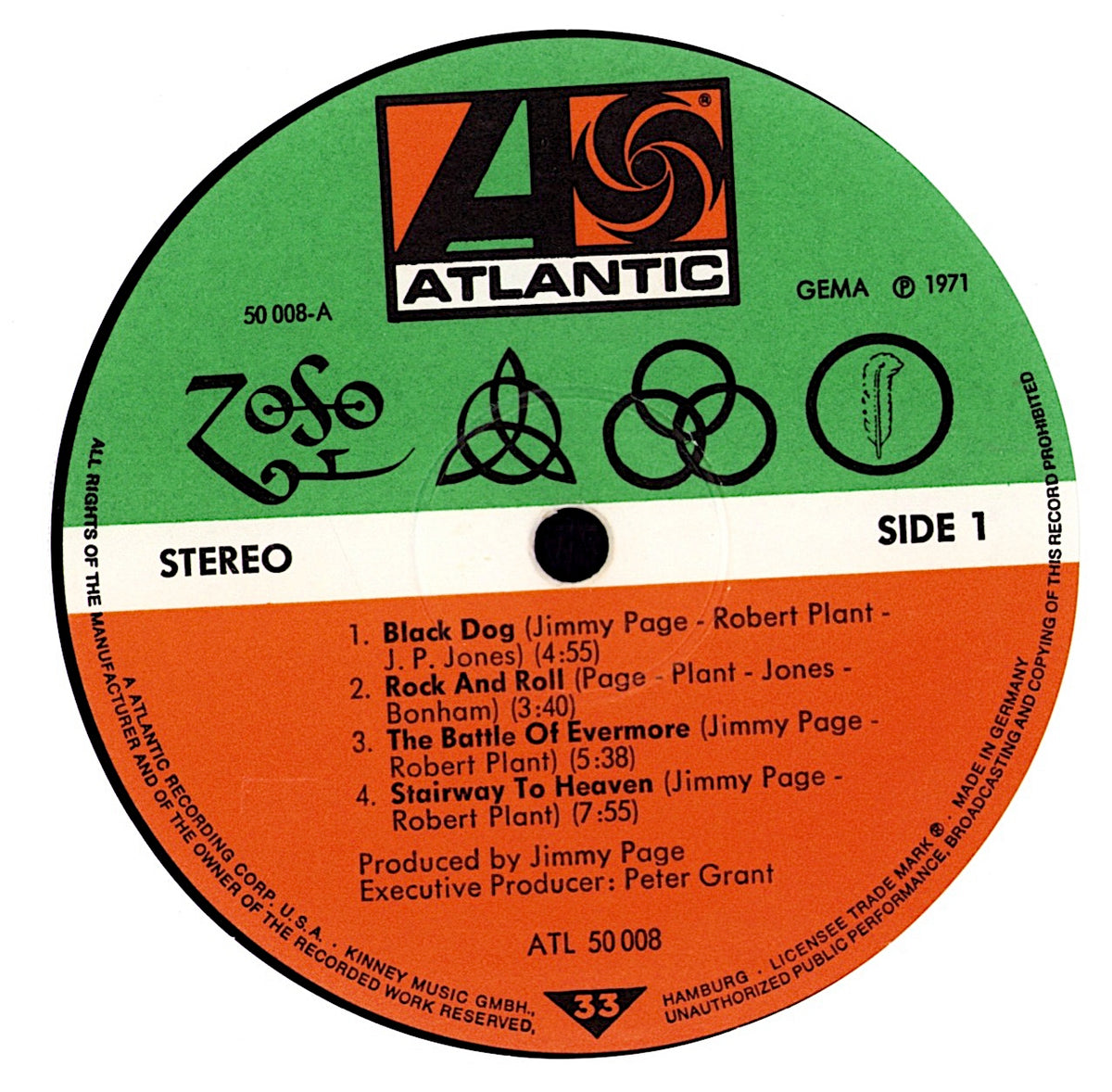 Led Zeppelin - Untitled (Vinyl LP | Stereo | DE Original | 1972)