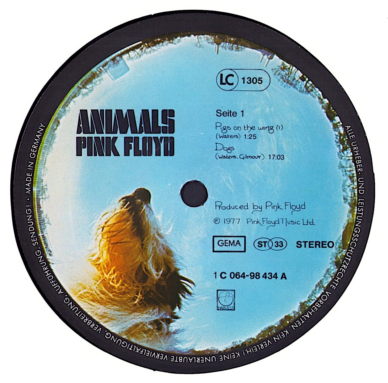 Pink Floyd - Animals Vinyl LP DE
