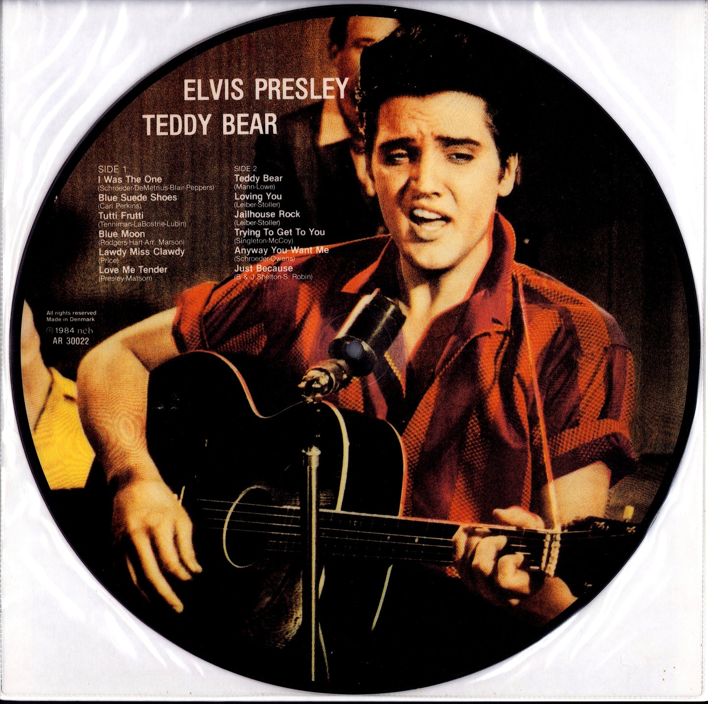 Elvis Presley - Teddy Bear (Vinyl LP | Picture Disc | DK Original | 1984)
