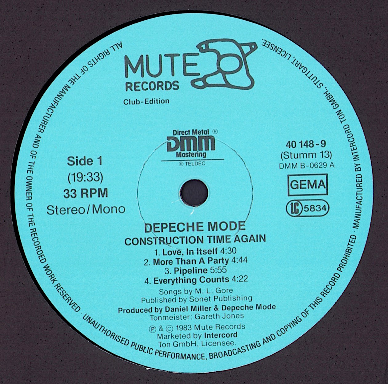 Depeche Mode - Construction Time Again