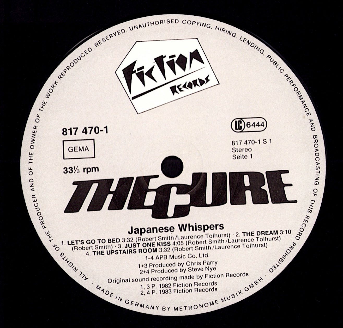 The Cure – Japanese Whispers (Vinyl LP | DE Original | 1983)