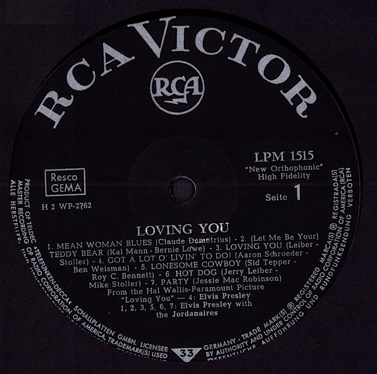 Elvis Presley - Loving You (Vinyl LP | DE Reissue)