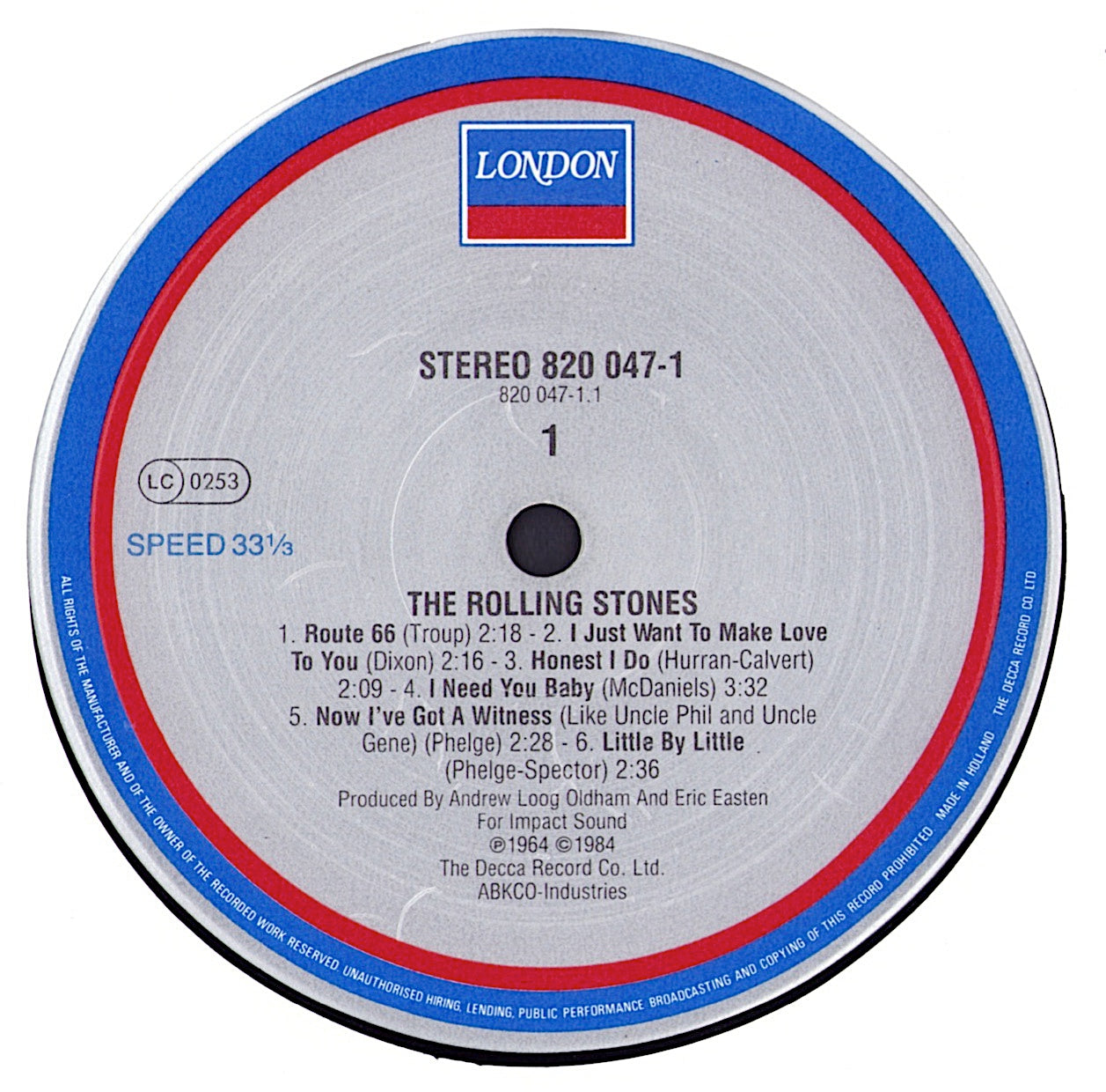 The Rolling Stones – The Rolling Stones Vinyl LP