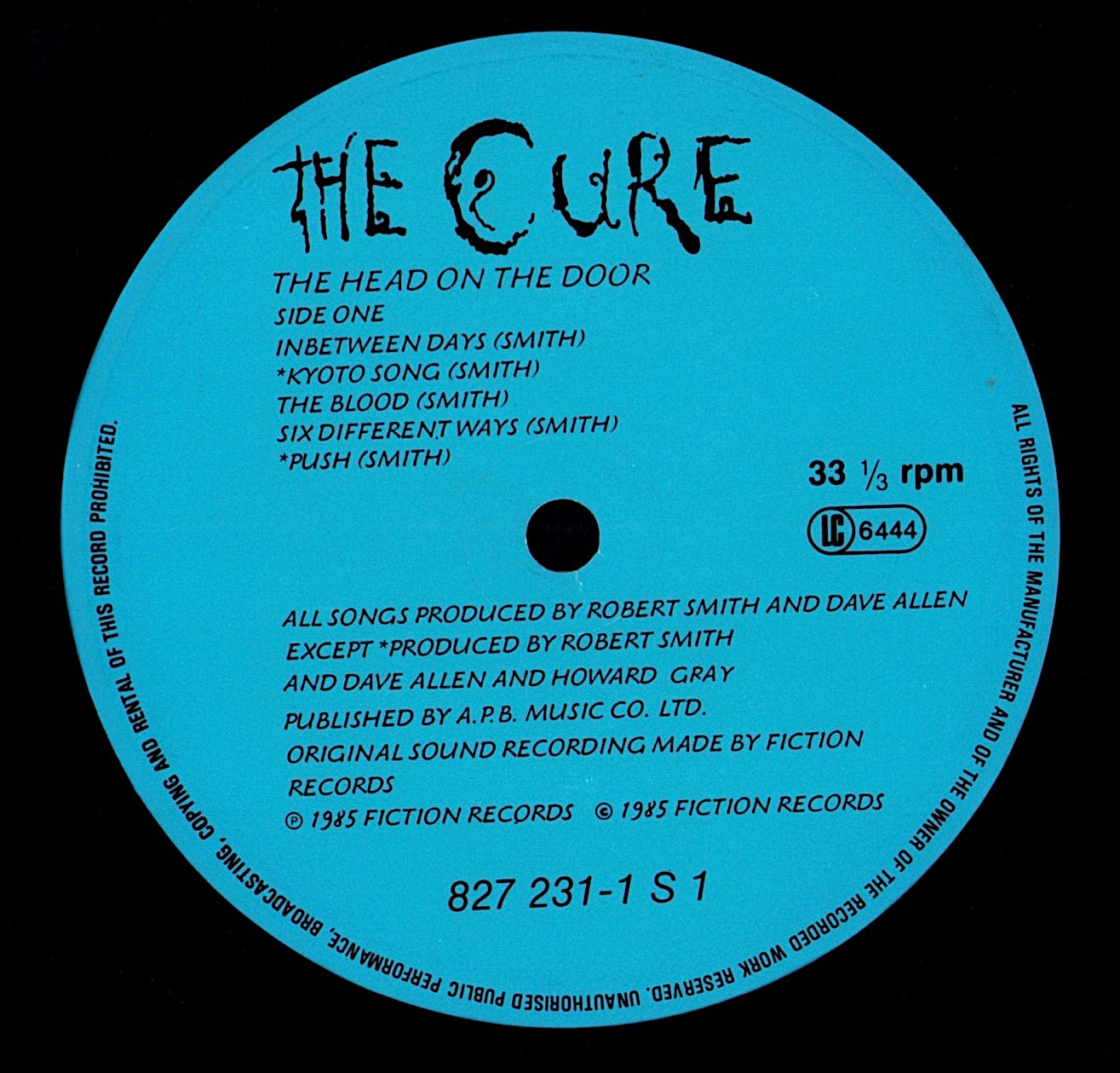 The Cure – The Head On The Door (Vinyl LP | DE Original | 1985)
