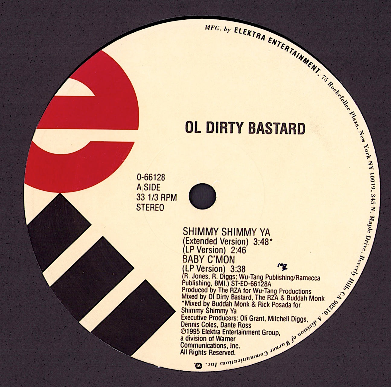 Ol Dirty Bastard – Shimmy Shimmy Ya Vinyl 12"