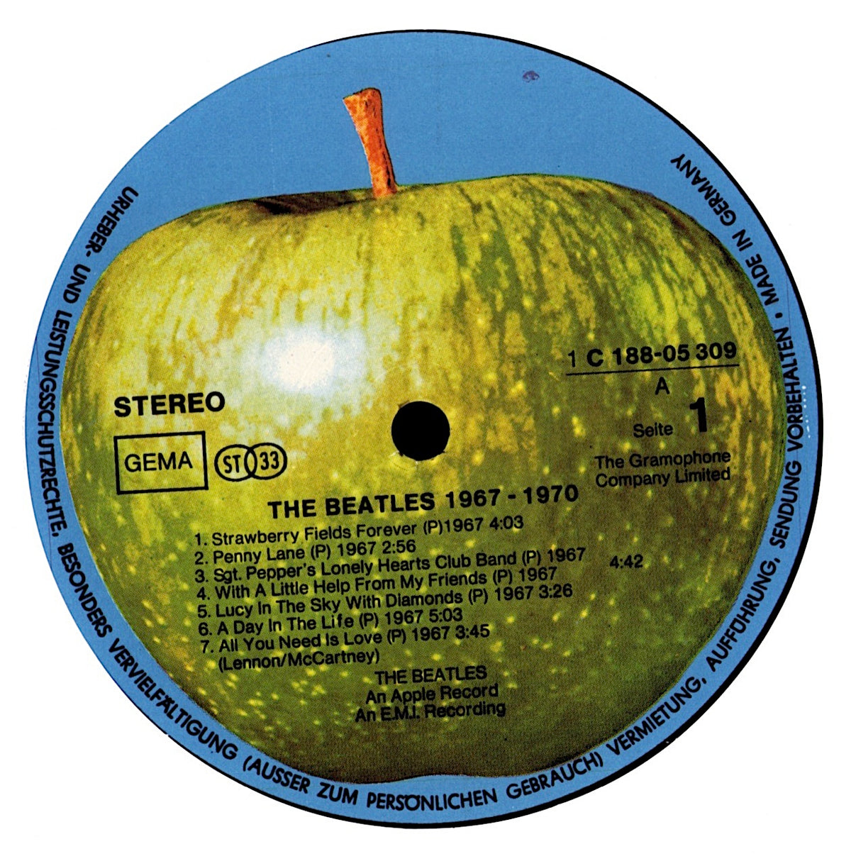 The Beatles – 1962-1966 Vinyl 2LP | UK Reissue | 1973 Kopie Kopie