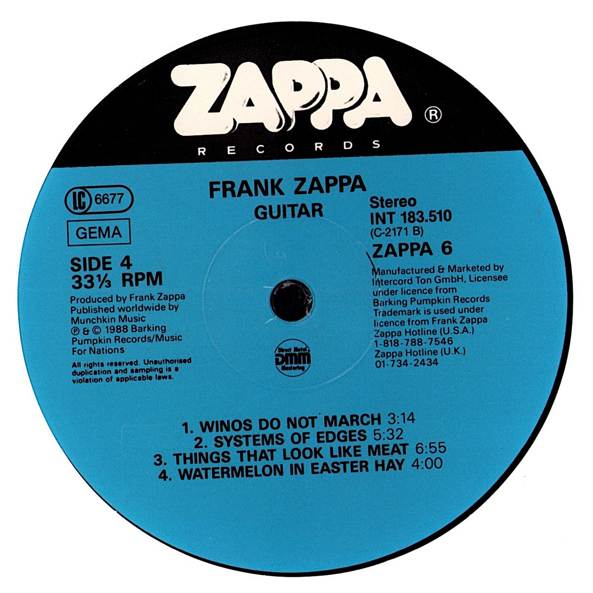 Frank Zappa - Guitar (Vinyl 2LP | DE Original | 1988 | Gatefold)