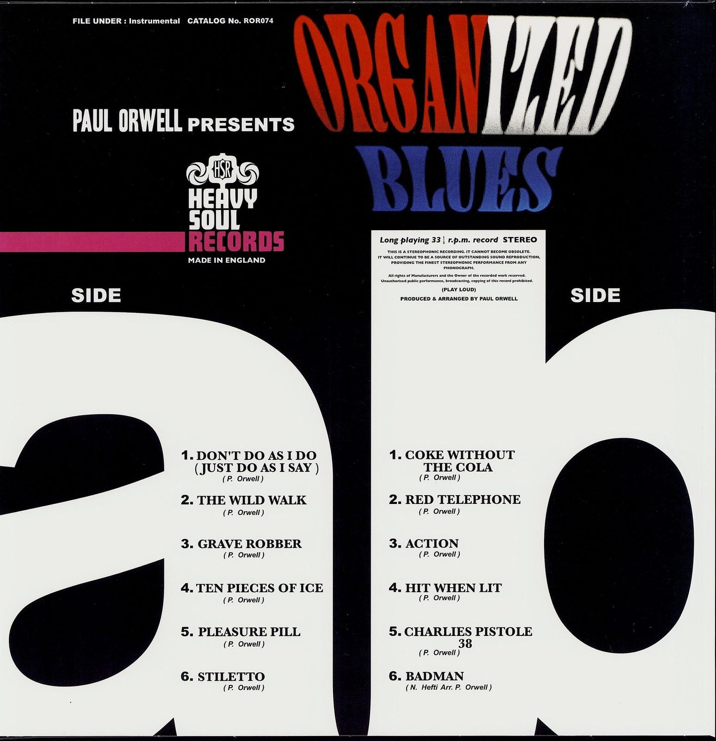 Paul Orwell - Organized Blues (Vinyl LP) Limited Edition