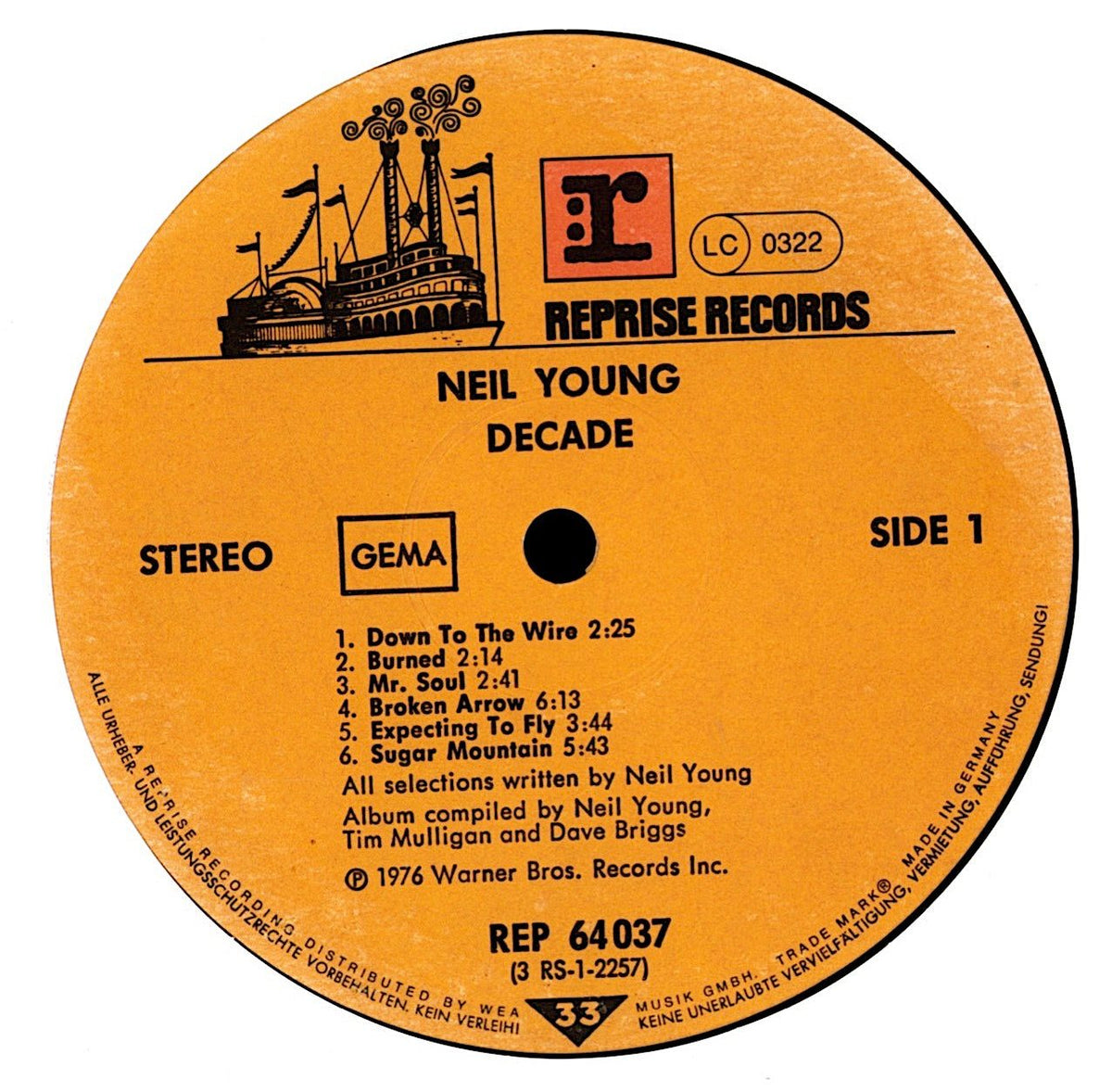 Neil Young – Decade (3LP, GEMA, Germany) – Foto 5